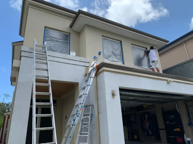Weather damaged house paint in Perth needing professional repainting
